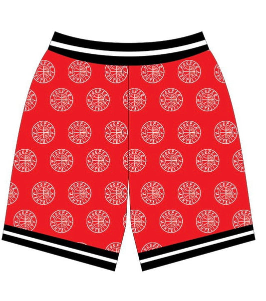 Hooper Mentality "Hooper" Shorts Red